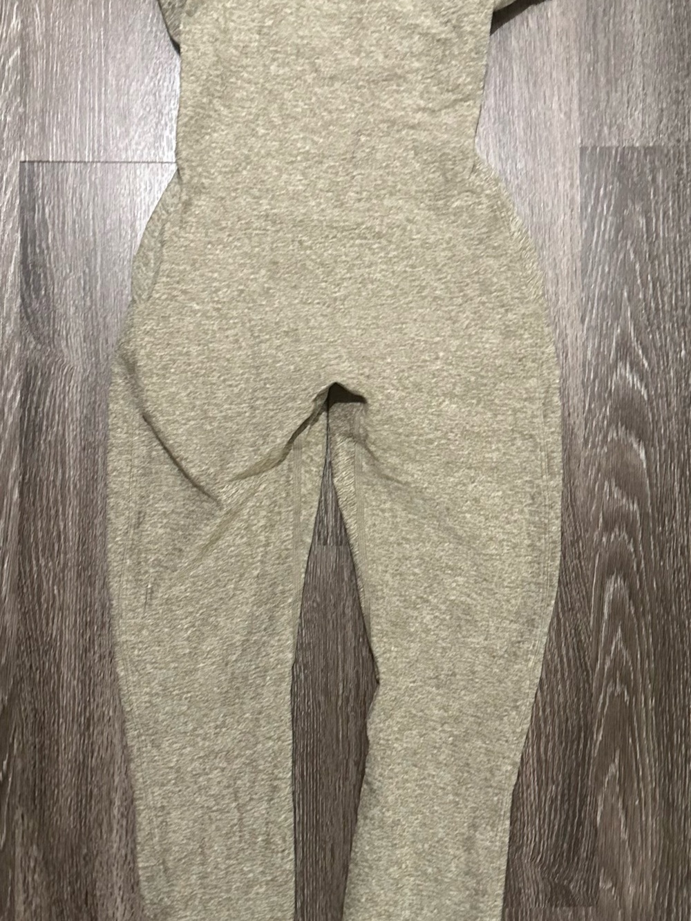 Open-Back Nude  Seamless Jumpsuit